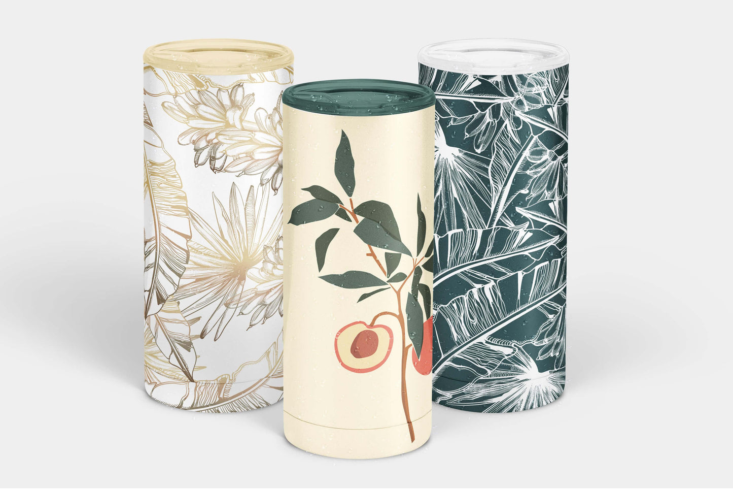 20 oz Skinny Tumbler Mockup | 20oz Stainless Steel Tumbler Design Mockup